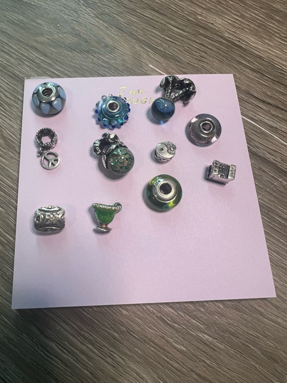 Pandora/Troll/OBX Sterling Silver & Glass European Charm Bead Lot or separate